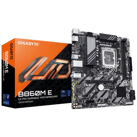 B860M E Scheda Madre - CPU Intel Core Ultra Series, VRM a 4+1+2 fasi, fino a 8800MHz DDR5 (O.C), 2xPCIe 4.0 M. 2, LAN 1GbE, USB 3.2 Gen 1 - Foto 1