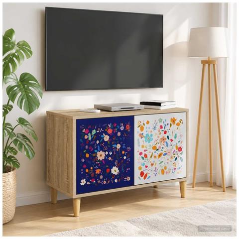 Mobile TV MAINZ 69 x 33 x 50 cm Sonoma Legno ingegnerizzato - Foto 2