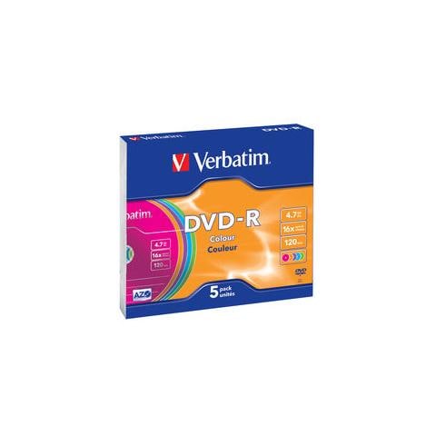 43557 Kit 5 Dvd-r 4.7gb 16x S / C Col - Foto 1