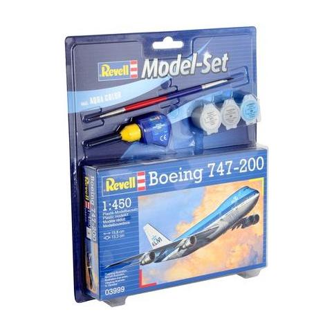 Kit Model set 1:450 Aereo di Linea Boeing 747 200 RE63999 - Foto 3