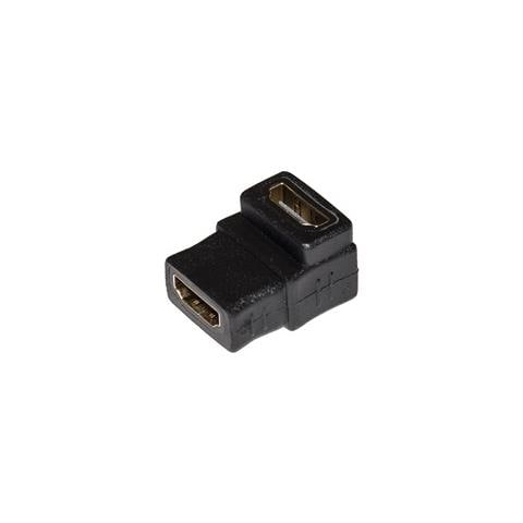 Adattatore HDMI Femmina / Femmina 90° - Foto 1