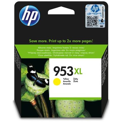 953xl Yellow Original Ink Cartridge 20ml 1600pagine Giallo Cartuccia Dinchiostro F6u18ae301 - Foto 1