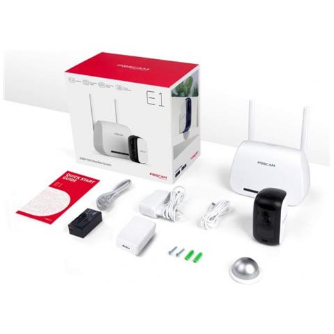 Telecamera a Batteria Wireless E1 Full Hd 2Mp Colore Bianco - Foto 6