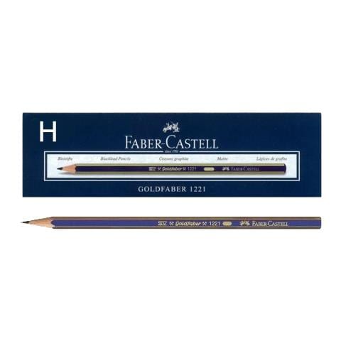 Faber Castell 112511 - Matita Di Grafite Goldfaber 1221 - H - Conf. 12 Pz - Foto 1