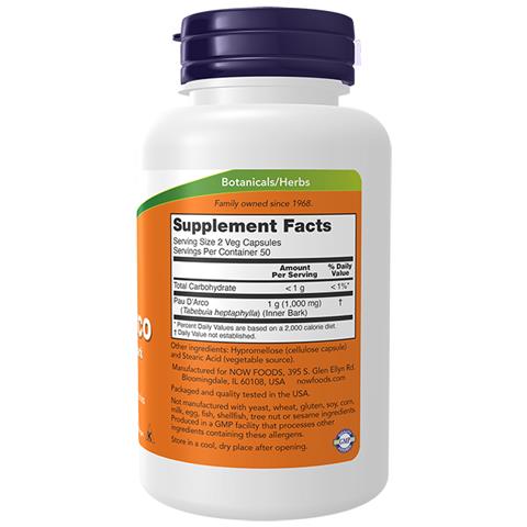 Pau D'arco 500 Mg 250 Capsule Vegetali - Foto 2