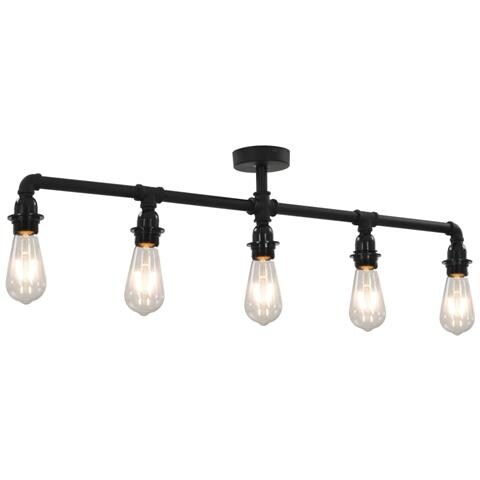 Lampadario Nero per 5 Lampadine E27 - Foto 1