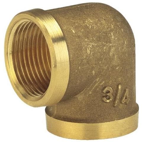 Raccordo Ad Angolo, Ottone, Interni Filettatura, 19 Mm (3/4)  - Foto 1