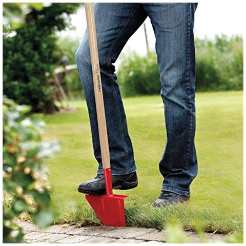 Decespugliatore, Lunghezza: 104 Cm Larghezza: Cm 23,5, Testa In Acciaio Al Boro / Manico In Legno Di Frassino, Rosso / Legno, Classic, 1.003.707 - Foto 2