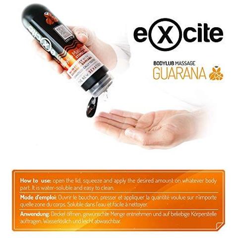 Massaggio Intimo Excite Base Dacqua Lubrificante Gel Con Guaran Organico Per Uomini E Donne. Excite Te Stesso Ancora Di Pi - Foto 2