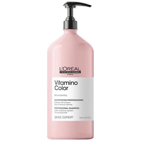 Professionnel, Serie Expert Vitamino Color, Resveratrolo, Shampoo Per Capelli, Per La Protezione Del Colore, 1500 Ml - Foto 2