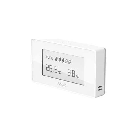 Tuya ZigBee Monor intelligente della qualà dell'aria 5 in 1 governante dell'aria HCHO/CO2/VOC/rilevatore di temperatura/umidà Supporto APP remota  1420