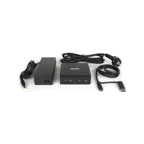 Docking Station Universale per Notebook PD8000 3x USB 3.0 / 2x HDMI / LAN Nero + Power Delivery 85W - Foto 4
