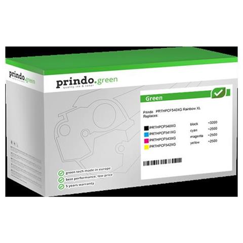Original Value Pack Nero / Ciano / Magenta / Giallo Prthpcf540xg Rainbow Green Xl - Foto 1