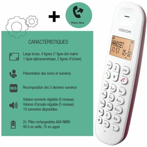 Telefono Fisso Logicom Dect Iloa 150 Solo - Foto 2