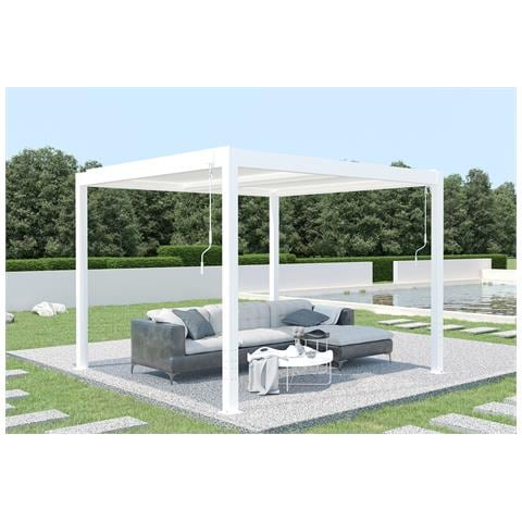 Pergola Bioclimatica Santa 300s300 Bianca - Foto 1