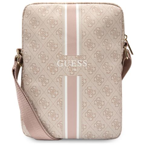 Borsa Porta Pc 10'' Stripe 4g, Rosa - Foto 1
