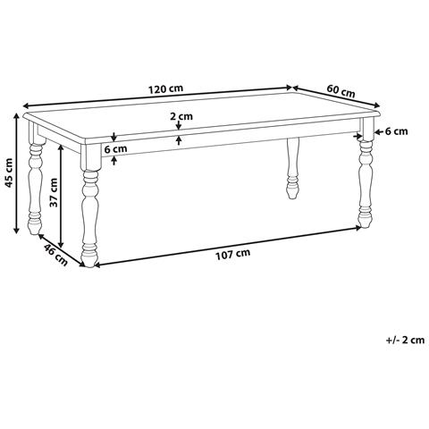 Tavolino Da Caffè Kokomo Bianco - Foto 6
