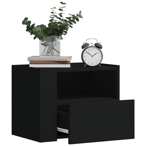 Comodino a Muro Nero 45x30x35 cm - Foto 3