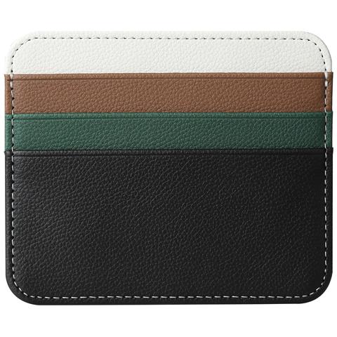 Portafoglio Porta Carte Di Credito Ultrasottile Multicolor - Foto 1