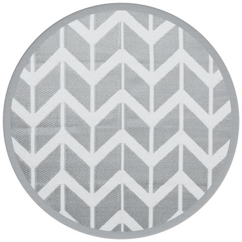 Tappeto Da Esterno Grigio 120 Cm In Pp - Foto 2