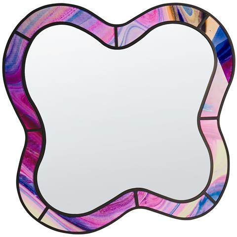 Specchio Pulnoy 72 Cm 80 Cm Rosa - Foto 2