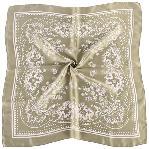 Elegante Sciarpa Quadrata Paisley - 70x70 Cm Green - Foto 4