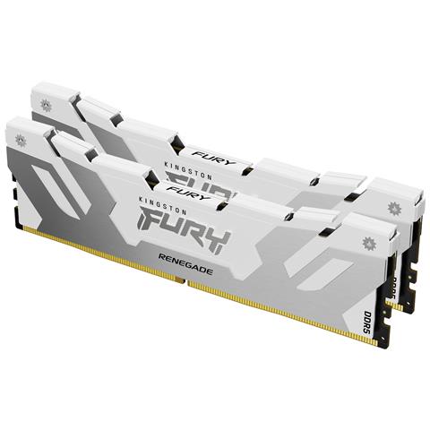 FURY 32GB 8000MT /s DDR5 CL38 DIMM (Kit da 2) Renegade White XMP - Foto 1