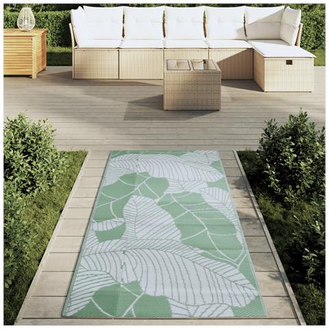 Tappeto Da Esterno Arakil Verde 80x150 Cm In Pp - Foto 3