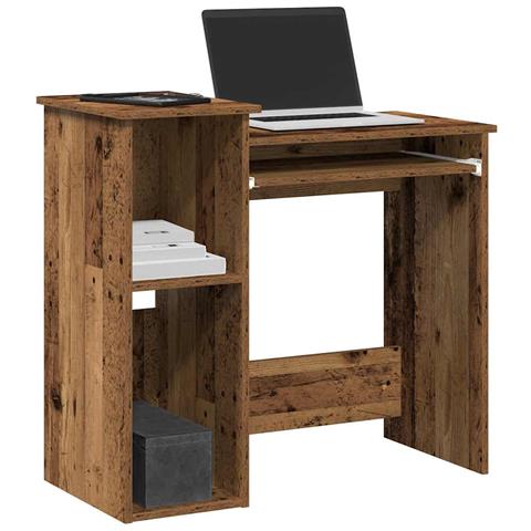 Scrivania Mensole Legno Vecchio 84x40x78 Cm Legno Multistrato - Foto 1