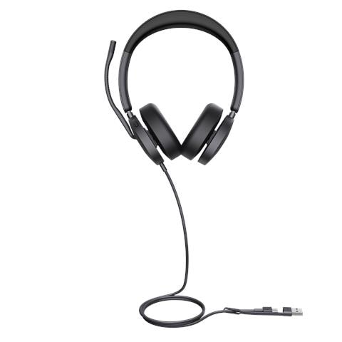UH48 Dual UC USB-C /A Auricolare Cablato A Padiglione Musica e Chiamate USB Type-C / USB Type-A Nero - Foto 2