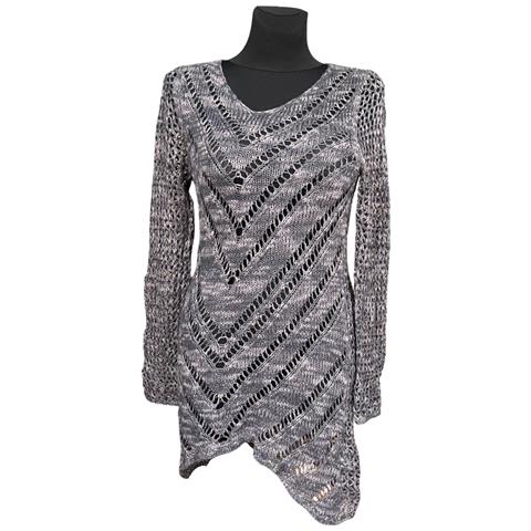 Abito Color Crema Al Ginocchio, Elegante, Comodo, Grigio, Taglia S - Foto 1