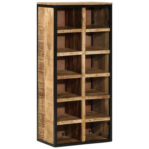 Mobile per scarpe 50x30x110 cm Legno massello - Foto 2
