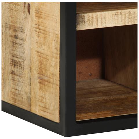 Mobile per scarpe 50x30x110 cm Legno massello - Foto 9