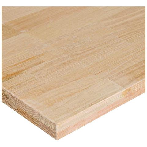 Banco Lavoro 140x60x81,5 cm Legno Massello Rovere - Foto 9