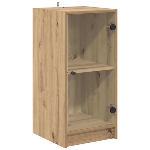 Credenza rovere artigianale 35 x 37 x 76 cm Legno multistrato - Foto 1