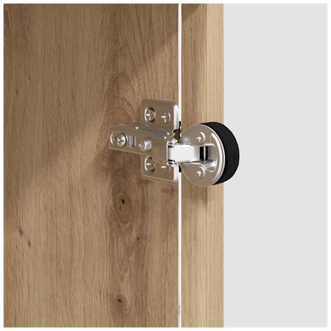 Credenza rovere artigianale 35 x 37 x 76 cm Legno multistrato - Foto 9