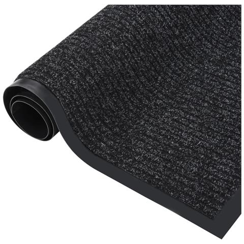 Lusso Casadino -  Zerbino Striato Antracite 80x120 Cm - Foto 1