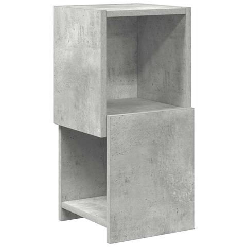 Mobile angolare Bianco 25,5x25x55cm Legno multistrato - Foto 1