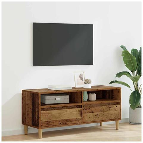 Mobile TV Legno vecchio 100 x 34,5 x 44,5 cm Legno multistrato - Foto 2