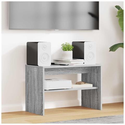 Mobile TV Grigio Sonoma 60 x 30 x 40 cm Legno multistrato - Foto 2