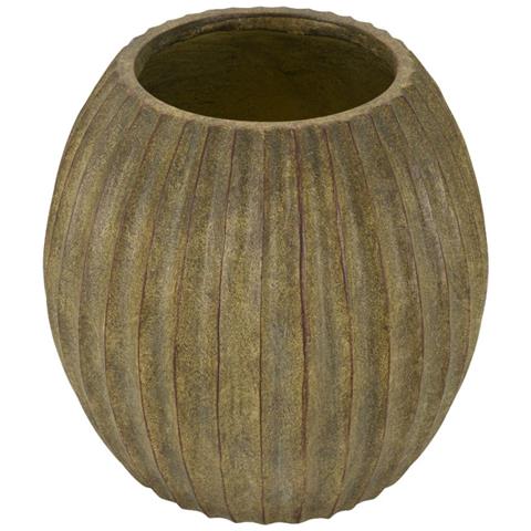 Vaso Breeze Medio In Magnesio Verde Anticato - Foto 2