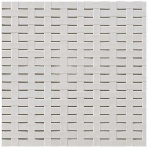 Poltrona a 1 Posto con Cuscini Aspetto Rattan PP Bianco - Foto 9