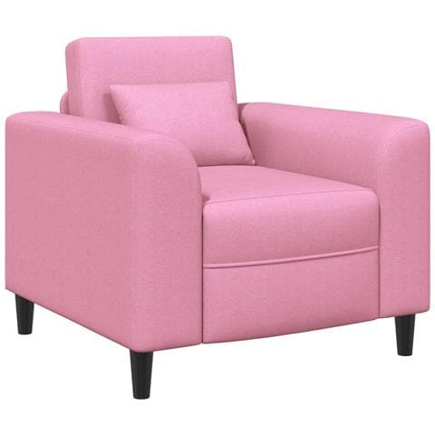 Poltrona Rosa Tessuto - Foto 1