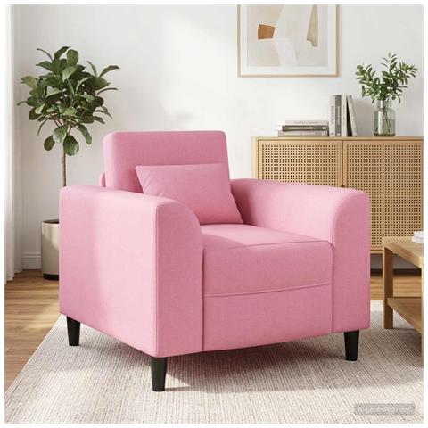 Poltrona Rosa Tessuto - Foto 2