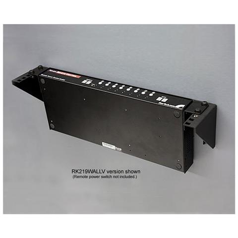 " Staffa rack in acciaio 19"" 1U per montaggio attrezzature a parete verticale" - Foto 4