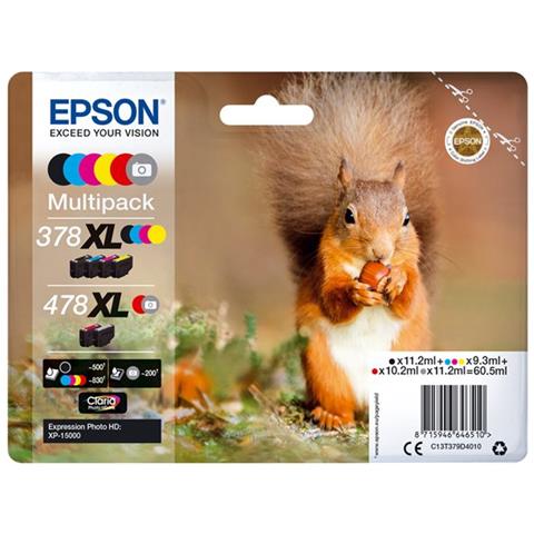 Ink / 378XL+478XL Squirrel CMYKRG - Foto 1
