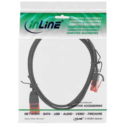 Kab ® Slim Patch Cable, U / utp, Cat. 6, black, 0,3m - Foto 2