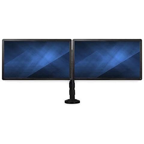 Braccio per Doppio Monitor da Scrivania Barra Trasversale Supporto con Morsetto con Altezza regolabile Monitor fino a 27"" - Foto 1