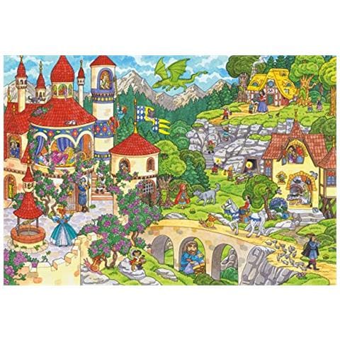 Schmidt Spiele- Puzzle Da 100 Pezzi Nel Paese Delle Fiabe Multicolore 56311 - Foto 2