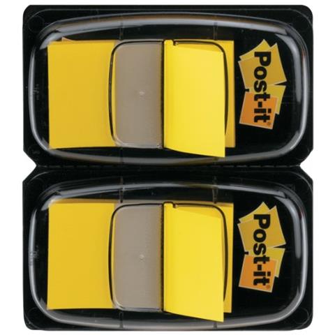 Index Dual Pack Segnapagina, Medium, 2 Pezzi, Giallo - Foto 1